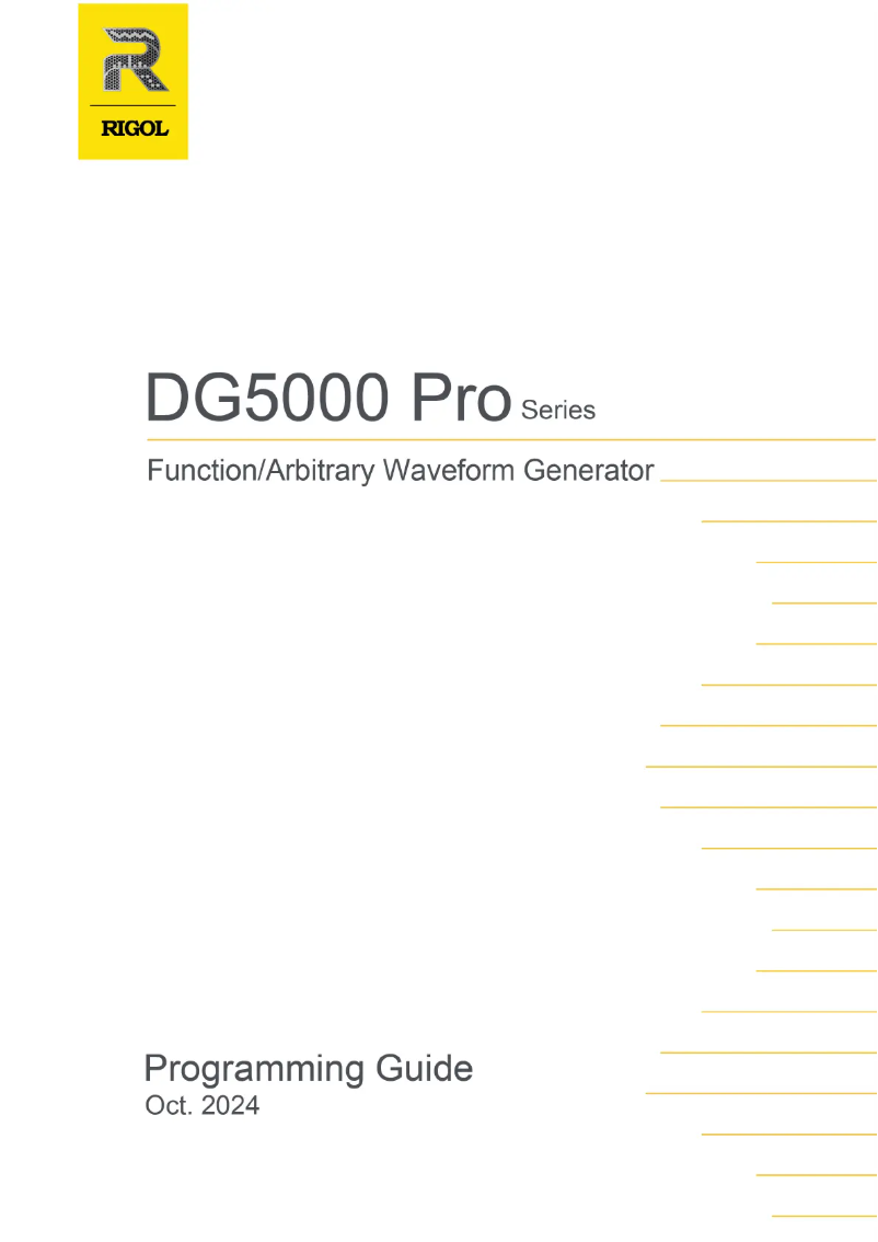 Image de la première page du manuel de l'appareil DG900 Pro