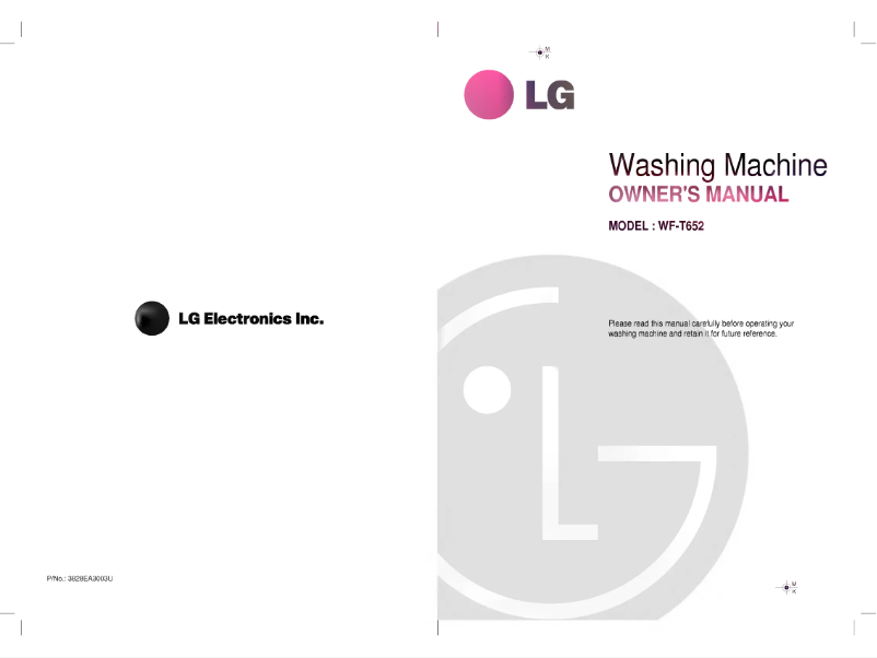 Image de la première page du manuel de l'appareil WF-T652