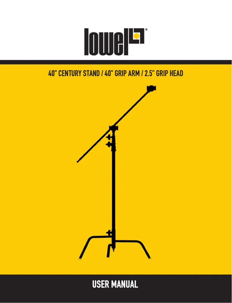 Page n°1 - Manuel utilisateur Lowel CSL-40