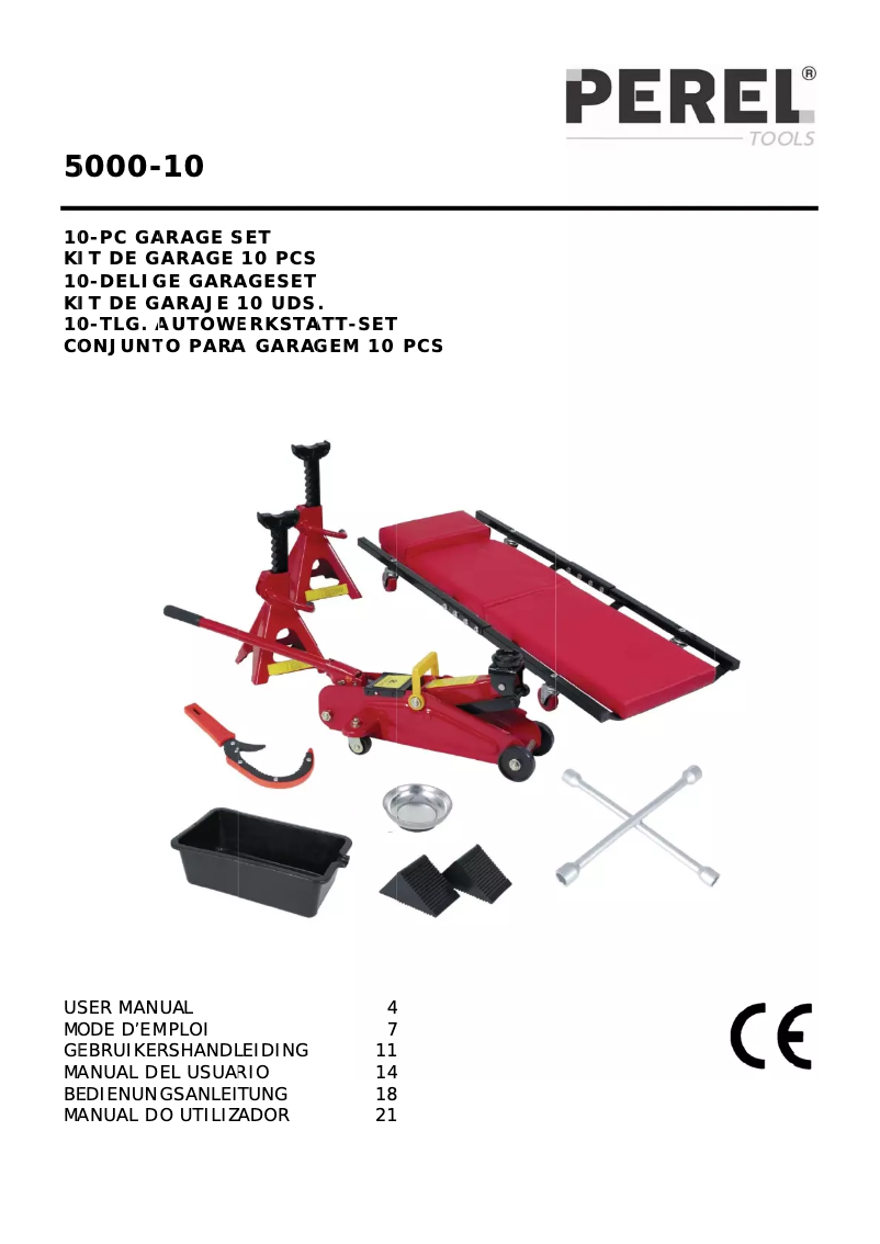 Page 1 of the manual User Manual Perel 5000-10