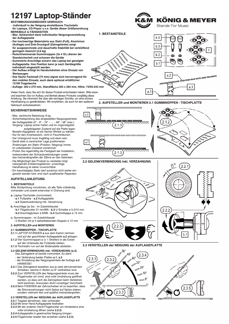 Image de la première page du manuel de l'appareil 12197