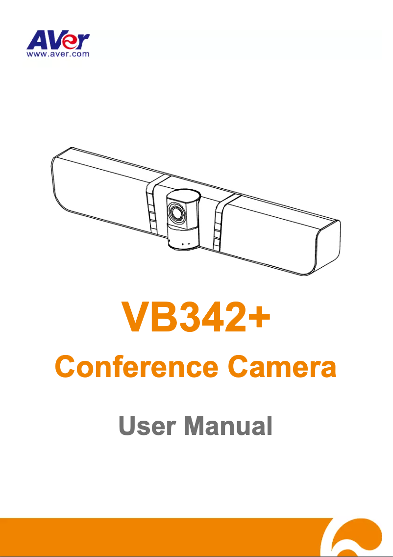 Page 1 de la notice Manuel utilisateur AVer VB342+
