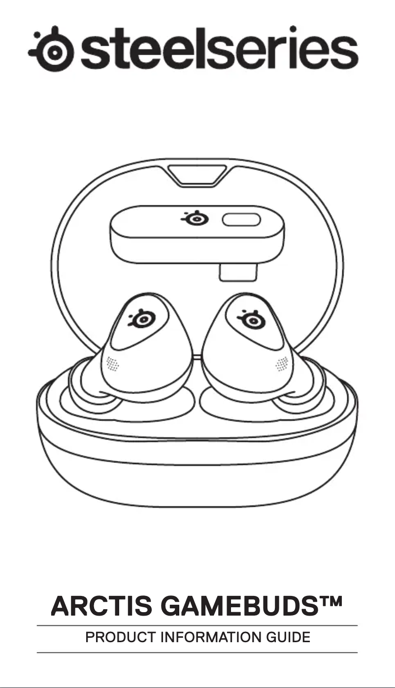 Página 1 del manual Manual de usuario Steelseries Arctis GameBuds