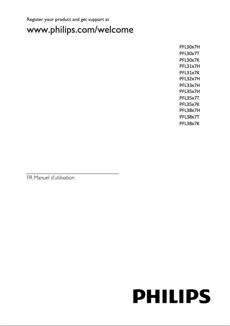Page n°1 - Manuel utilisateur Philips 42PFL3507