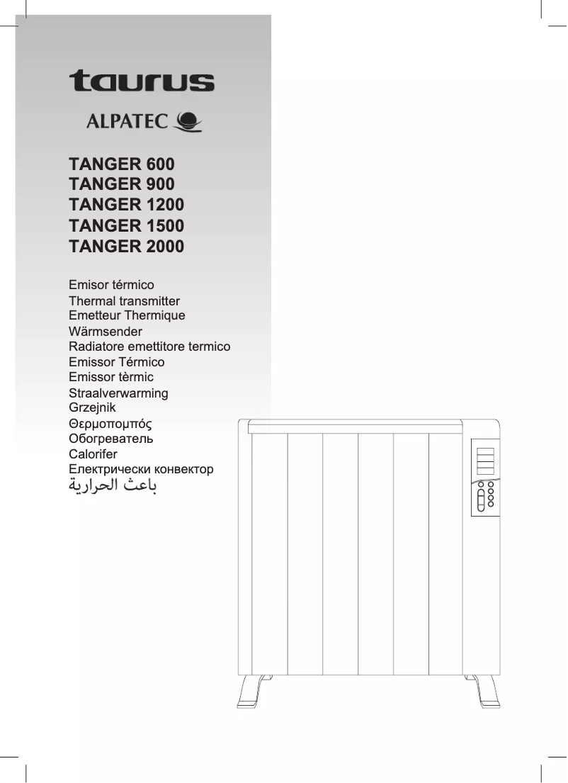 Page n°1 - Manuel utilisateur Taurus Alpatec Tanger 600