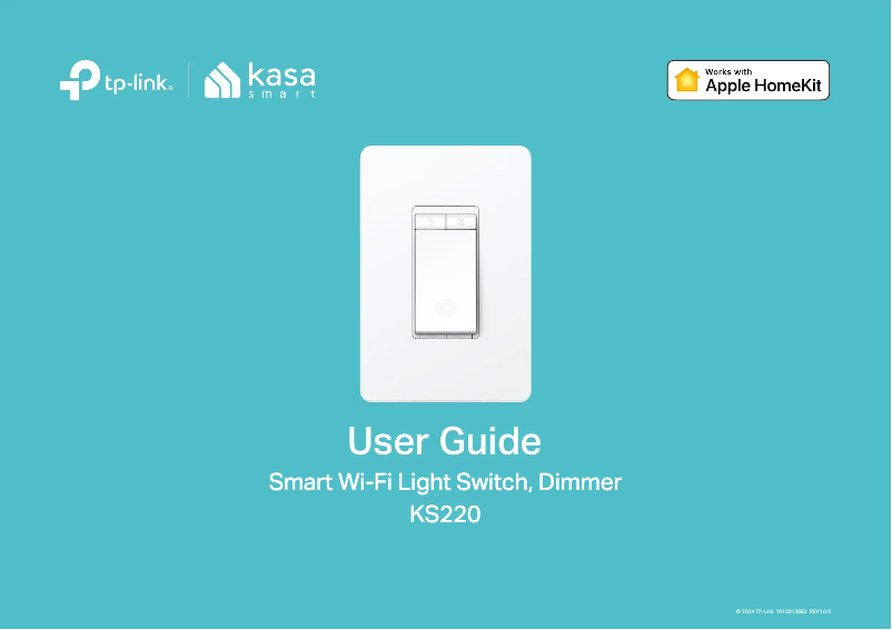 Page n°1 - Manuel utilisateur TP-Link KS220