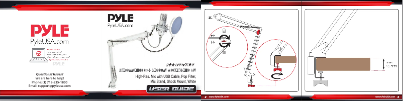 Page n°1 - Manuel utilisateur Pyle PDMIKT145WT