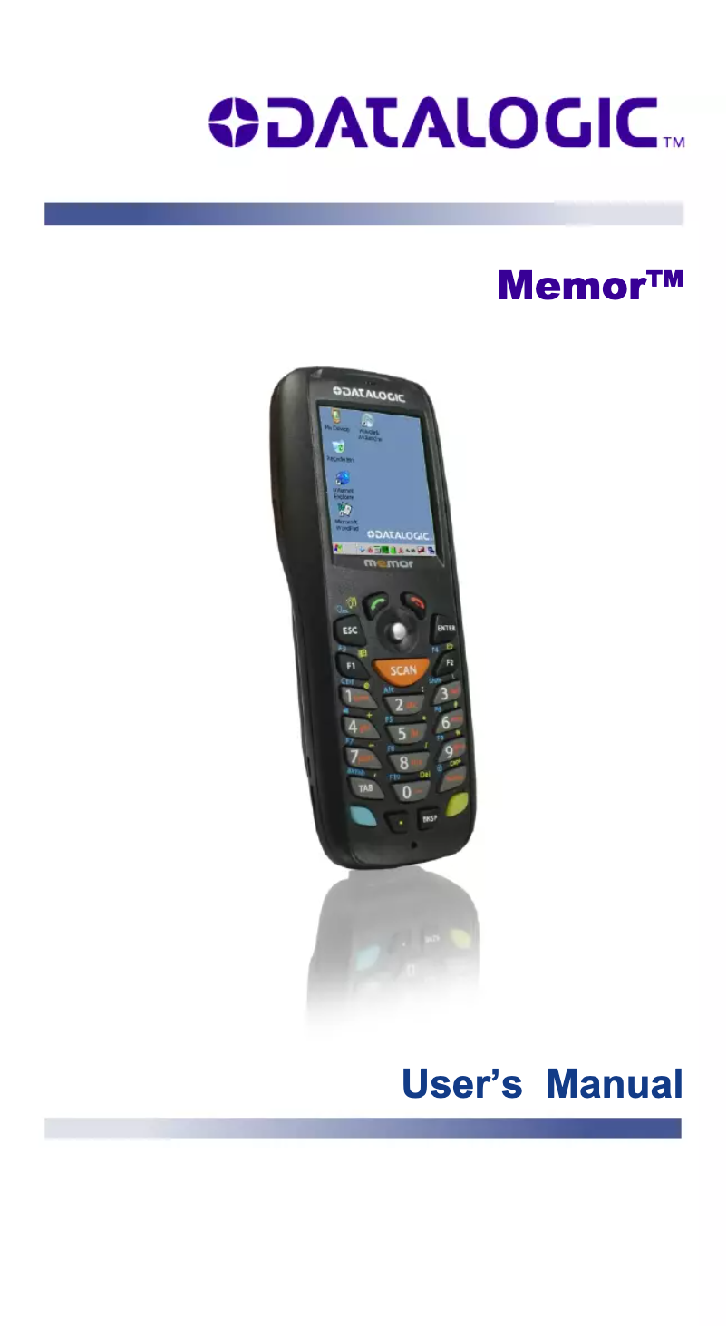 Page n°1 - Manuel utilisateur Datalogic Memor
