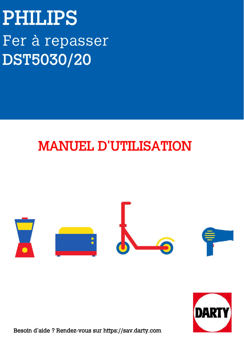 Page n°1 - Manuel utilisateur Philips 5000 Series DST5030