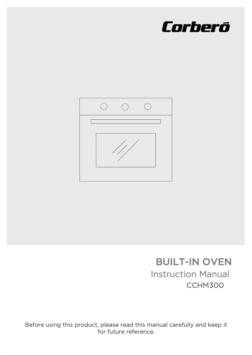 Image de la première page du manuel de l'appareil CCHM300X