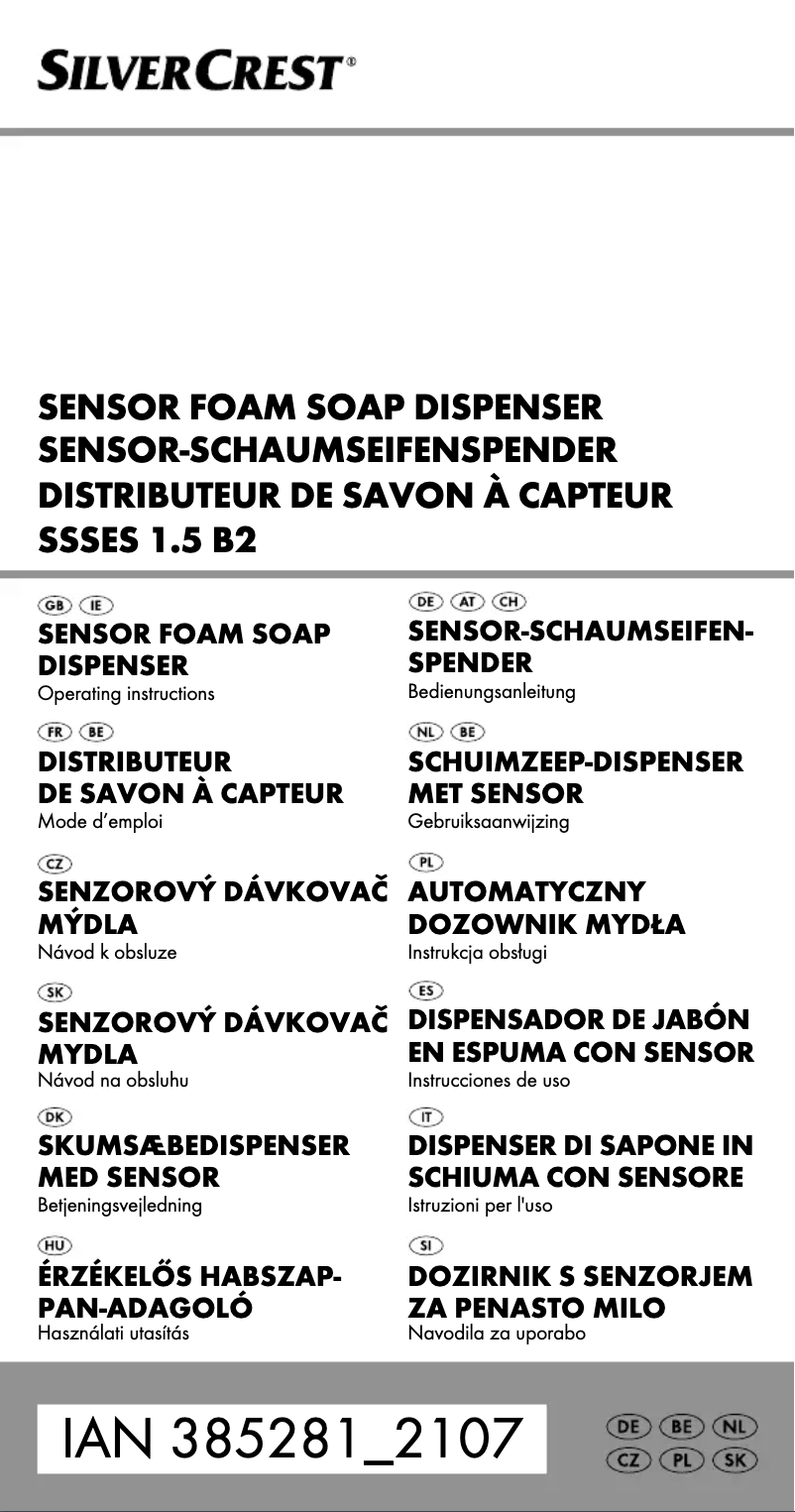Page 1 de la notice Manuel utilisateur SilverCrest SSSES 1.5 B2