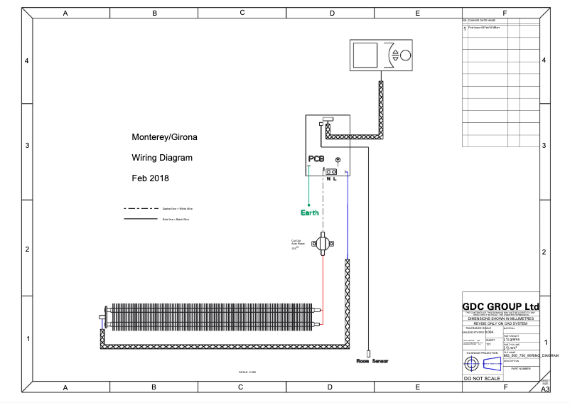 Image de la première page du manuel de l'appareil GFP075BE