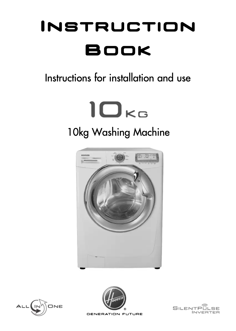 Page 1 de la notice Manuel utilisateur Hoover DYN 166P8BC/1-80