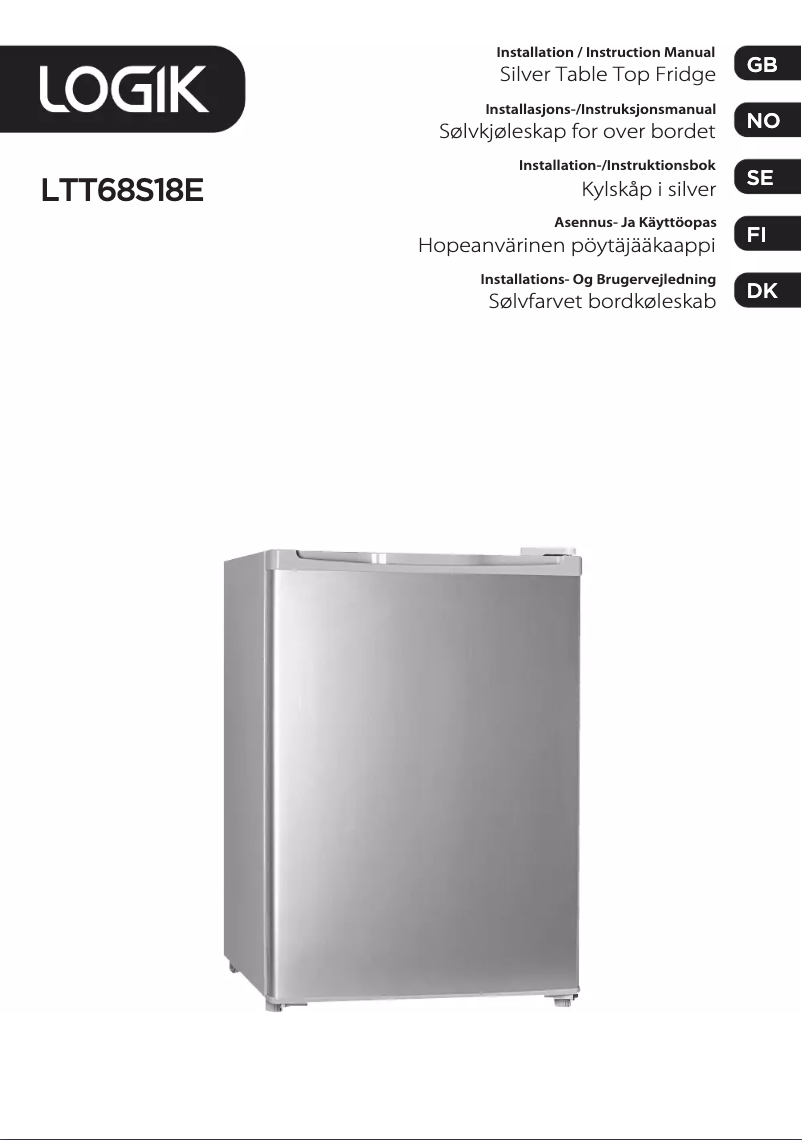 Page 1 de la notice Manuel utilisateur Logik LTT68S18E