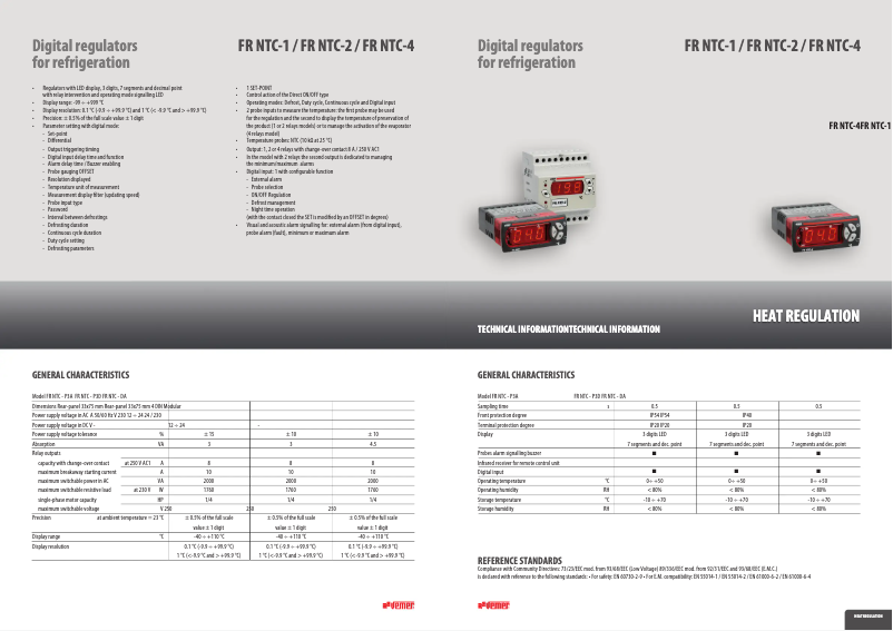 Image de la première page du manuel de l'appareil FR NTC-1P3A