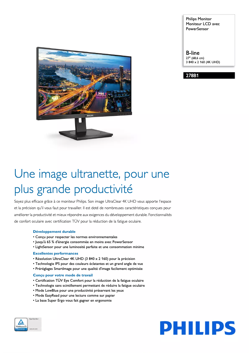 First page image of the manual for B Line 278B1