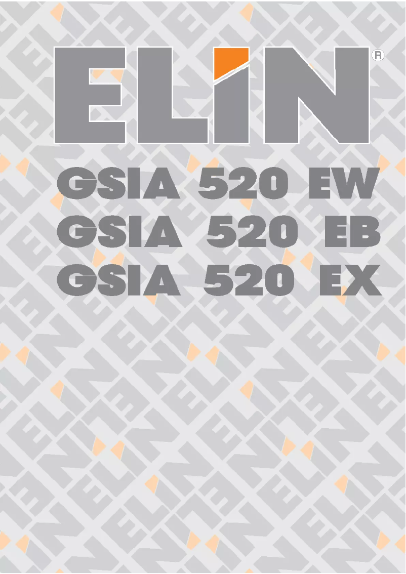 Page n°1 - Manuel utilisateur ELIN GSIA520