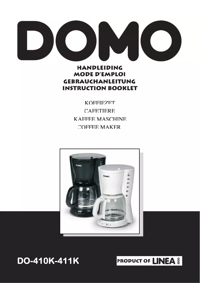 Page n°1 - Manuel utilisateur Domo DO410K