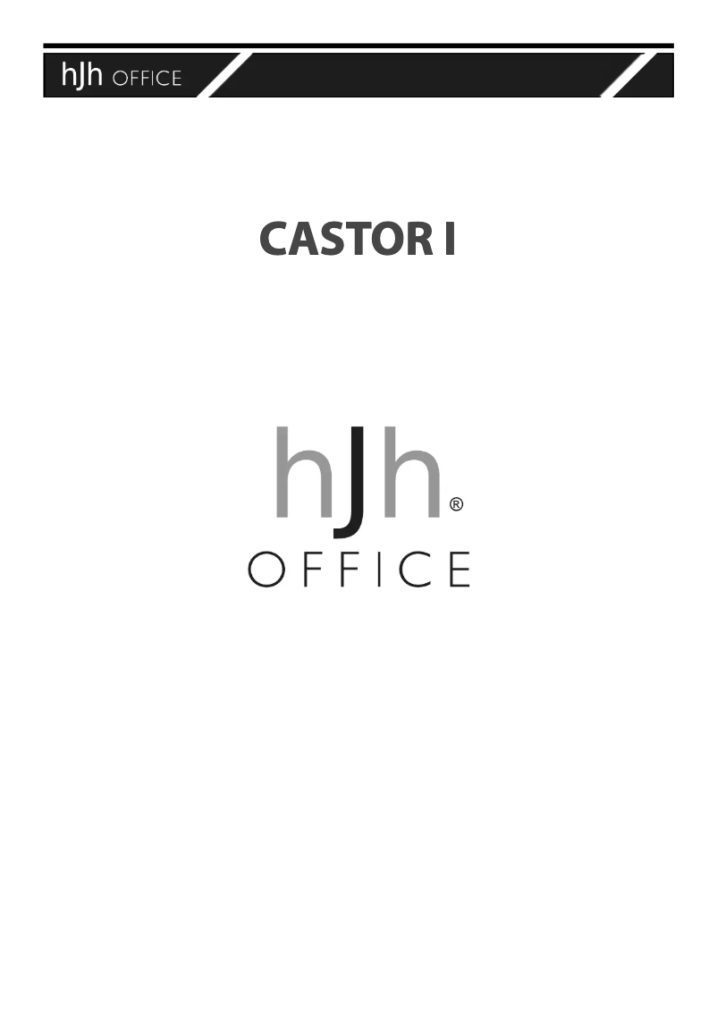 Page 1 de la notice Manuel utilisateur HJH Office Castor I