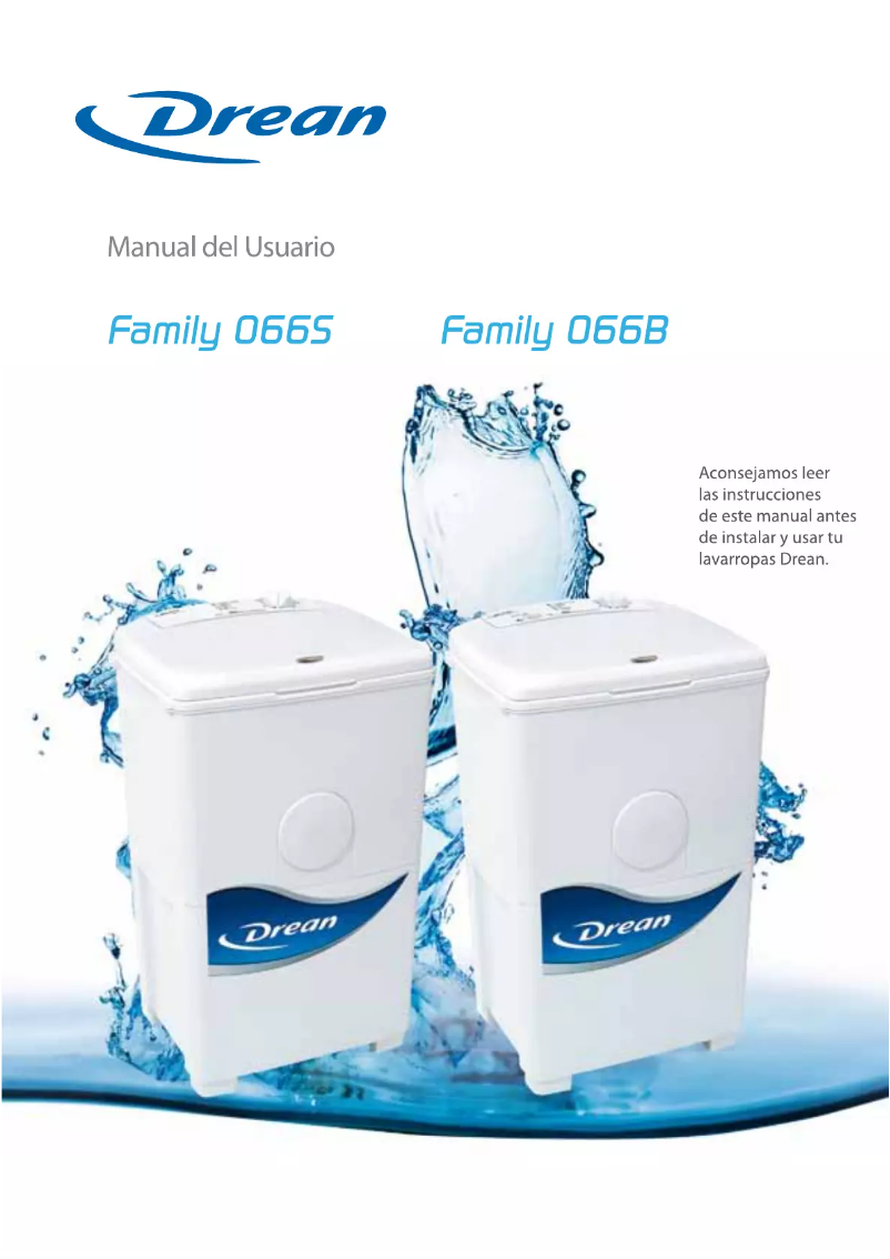 Page n°1 - Manuel utilisateur Drean Family 066 S