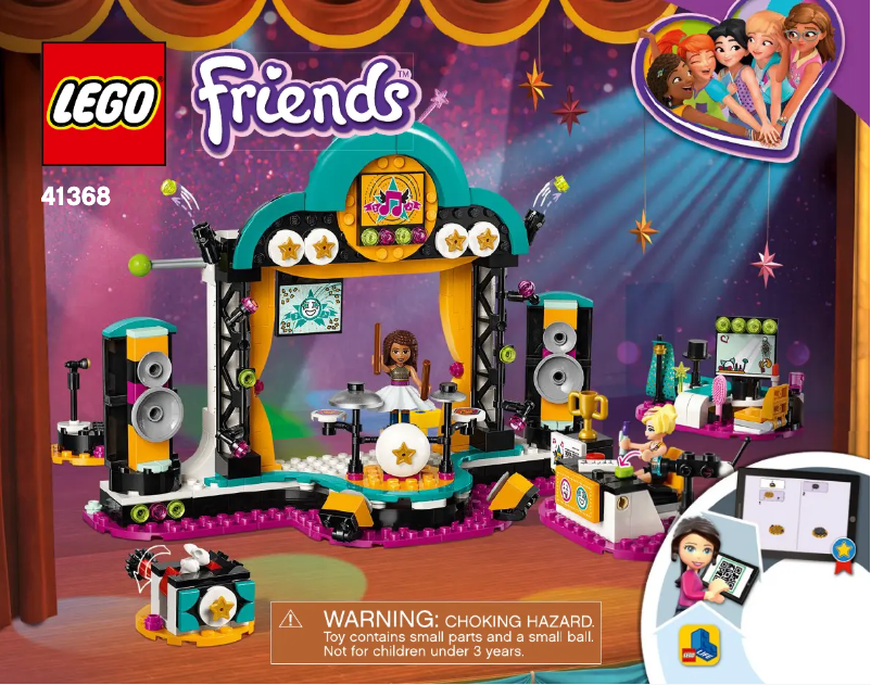 Page 1 de la notice Manuel utilisateur Lego Friends 41368