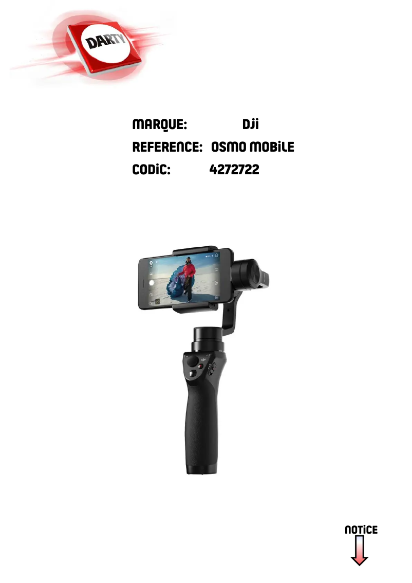 Page n°1 - Manuel utilisateur DJI Osmo Mobile