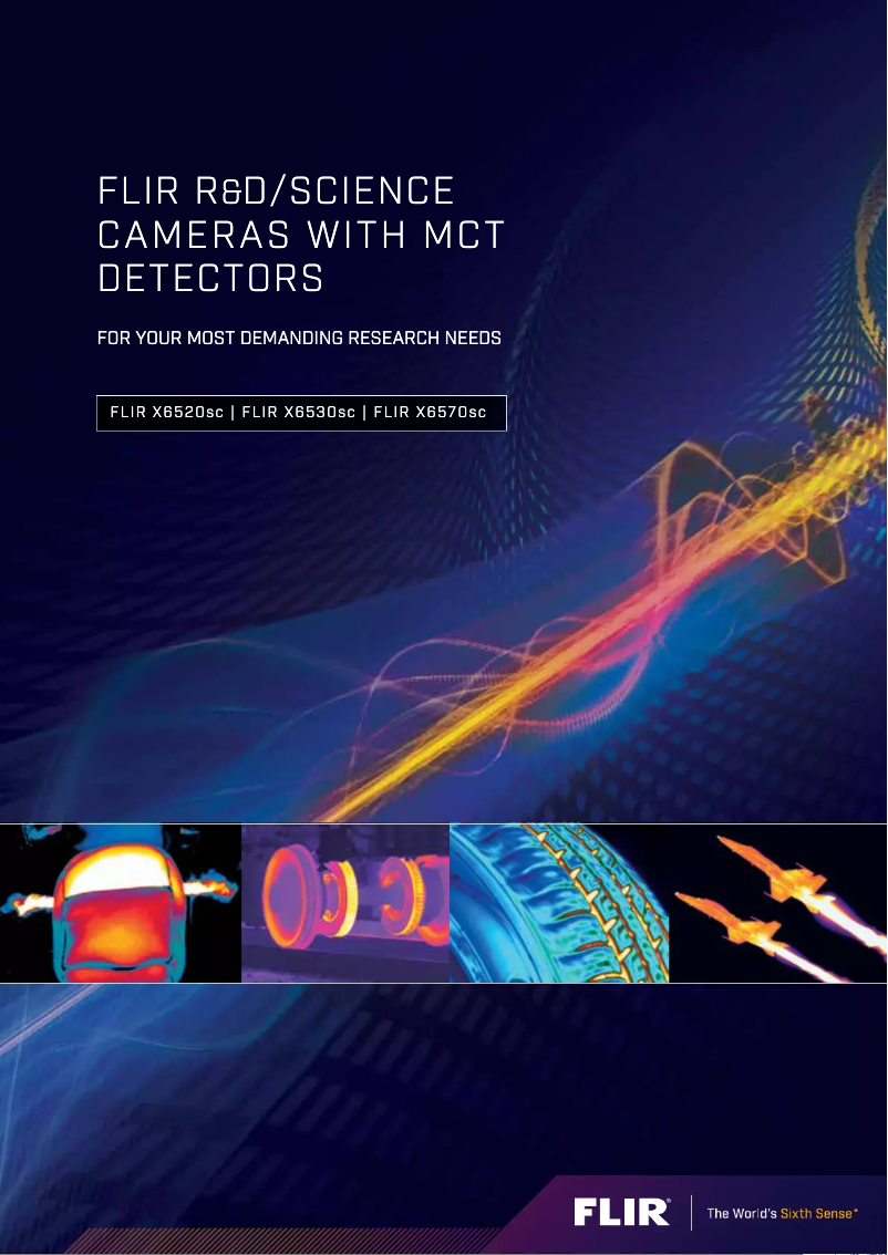 Page 1 of the manual Brochure FLIR X6570sc