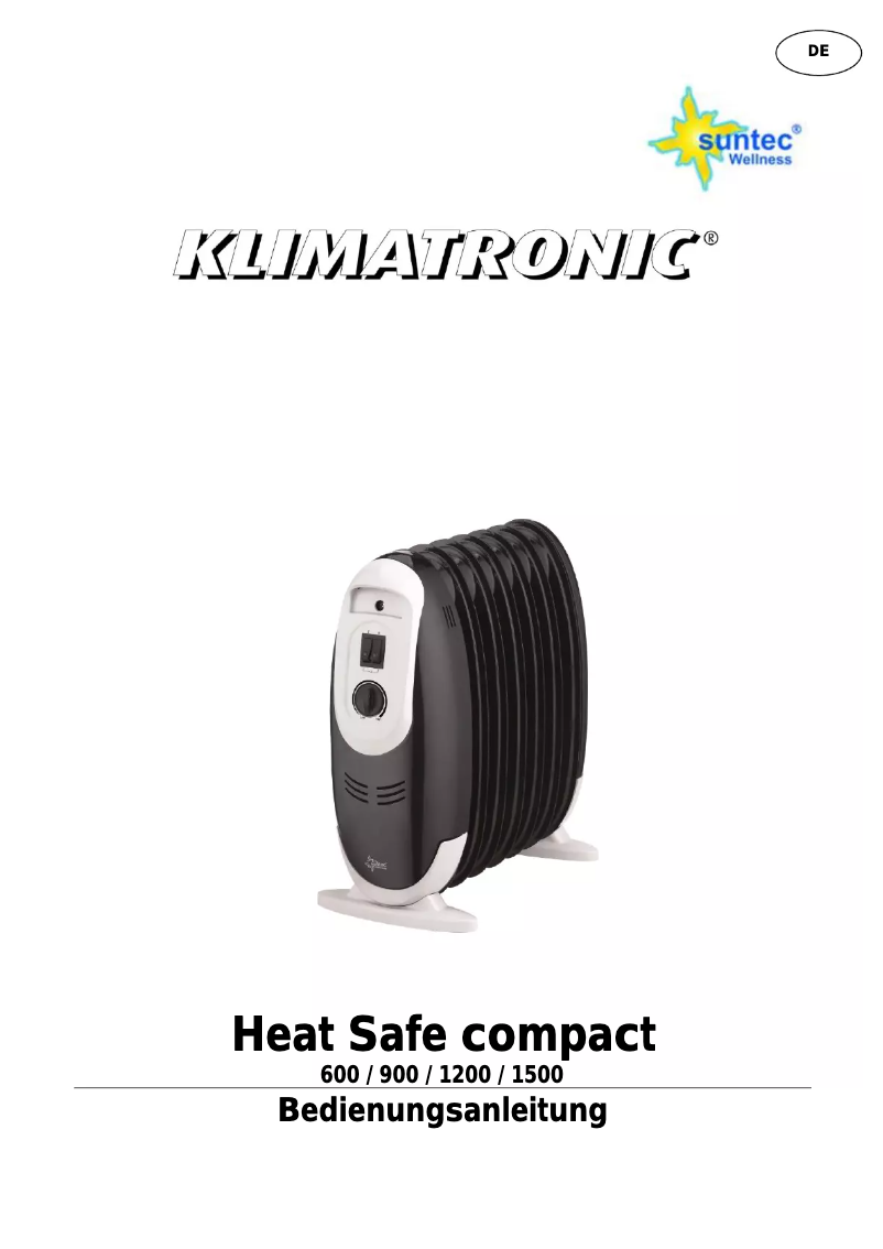 Page n°1 - Manuel utilisateur Suntec Heat Safe compact 900
