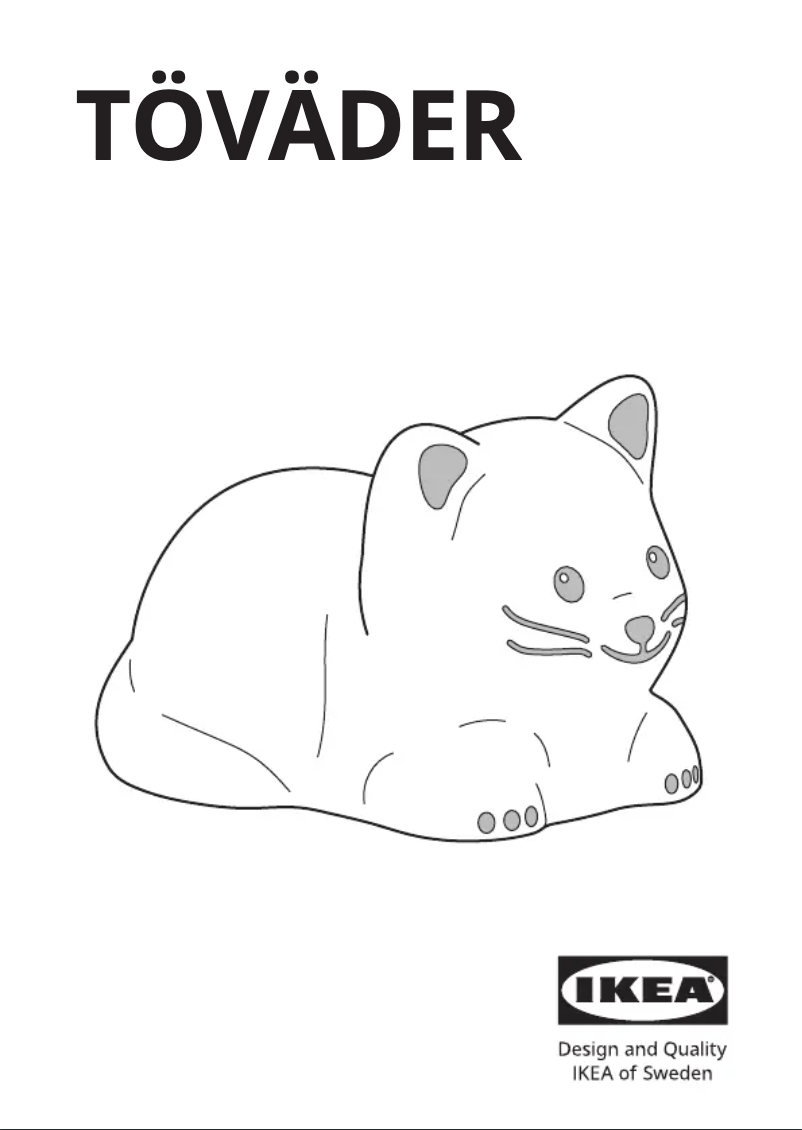 Image de la première page du manuel de l'appareil TÖVÄDER 605.169.15