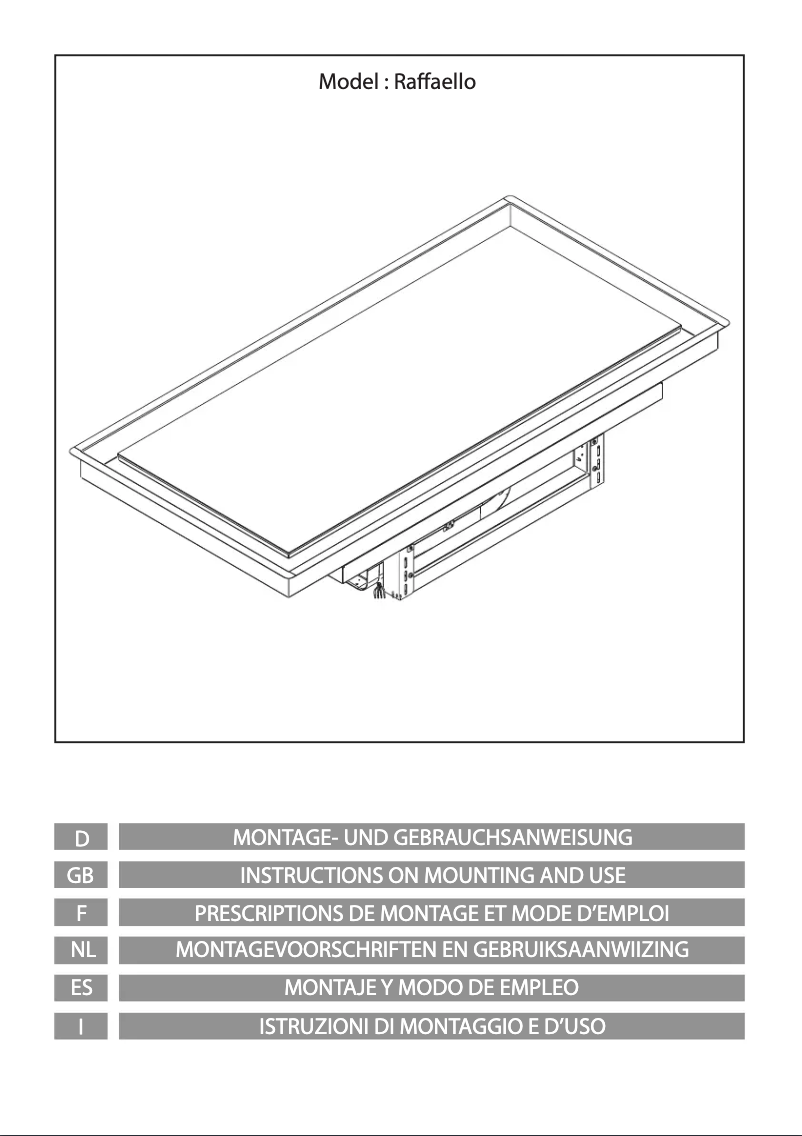 Page 1 de la notice Manuel utilisateur Airforce Raffaello