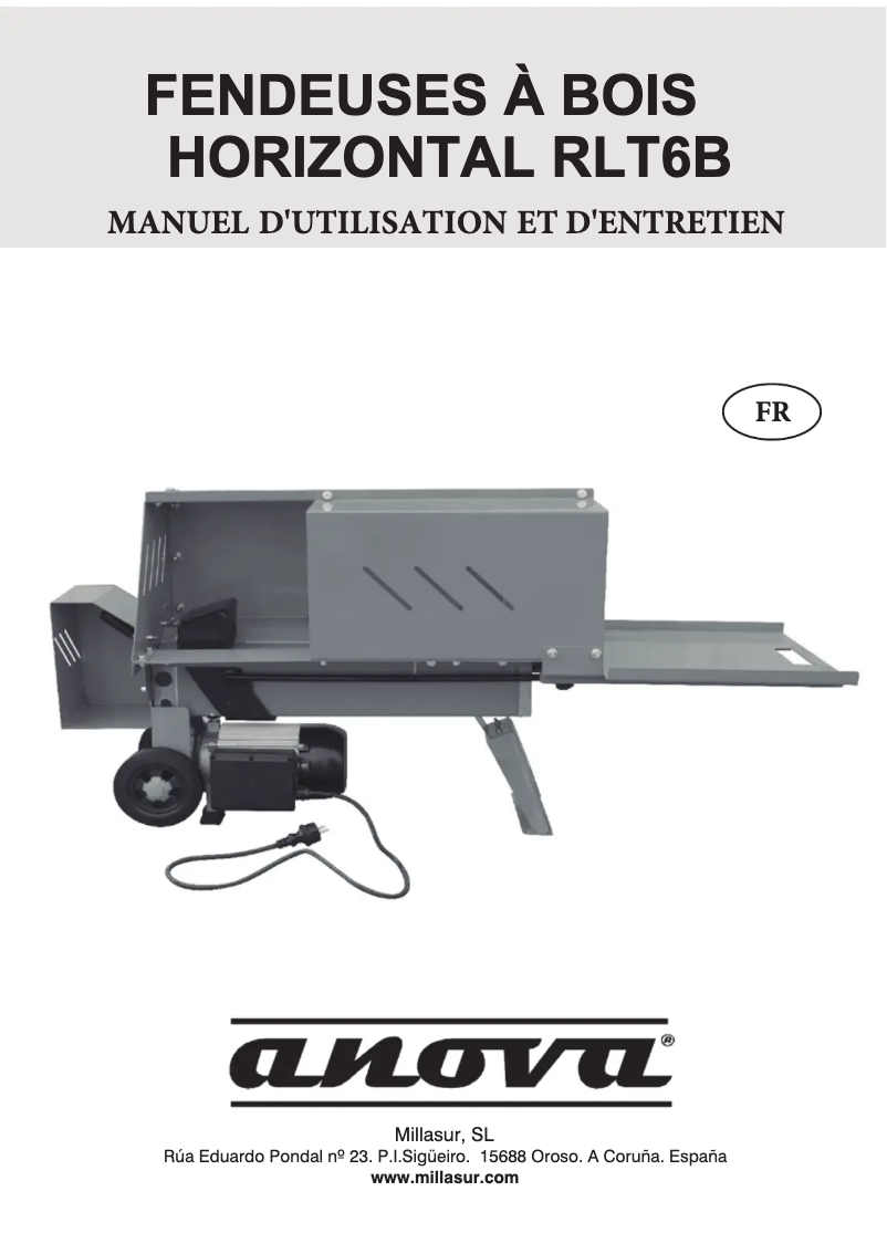 Imagen de la primera página del manual del dispositivo RLT6B