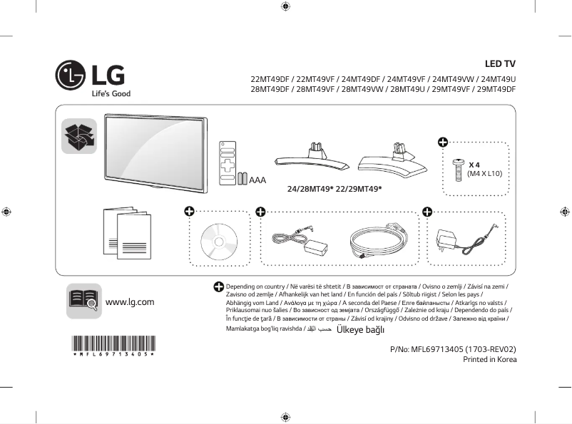 Página 1 del manual Manual de usuario LG 28MT49VF