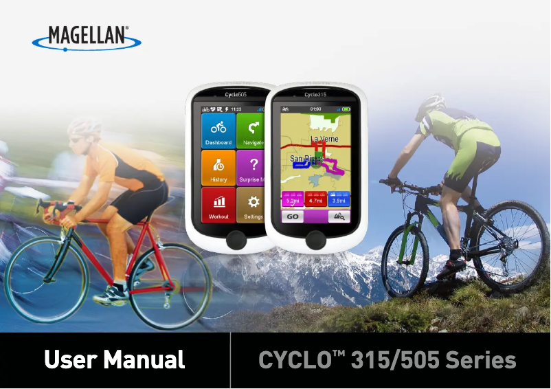 Page n°1 - Manuel utilisateur Magellan Cyclo 505