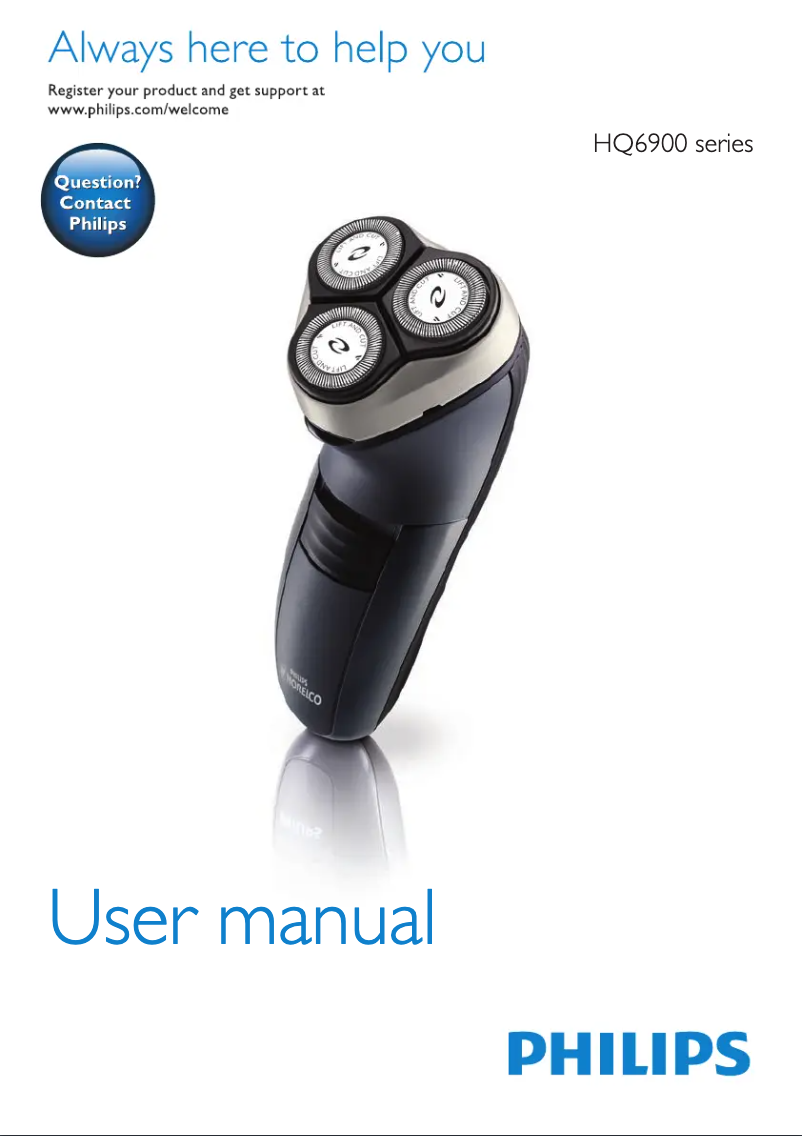 Page n°1 - Manuel utilisateur Philips Series 3000 HQ6920