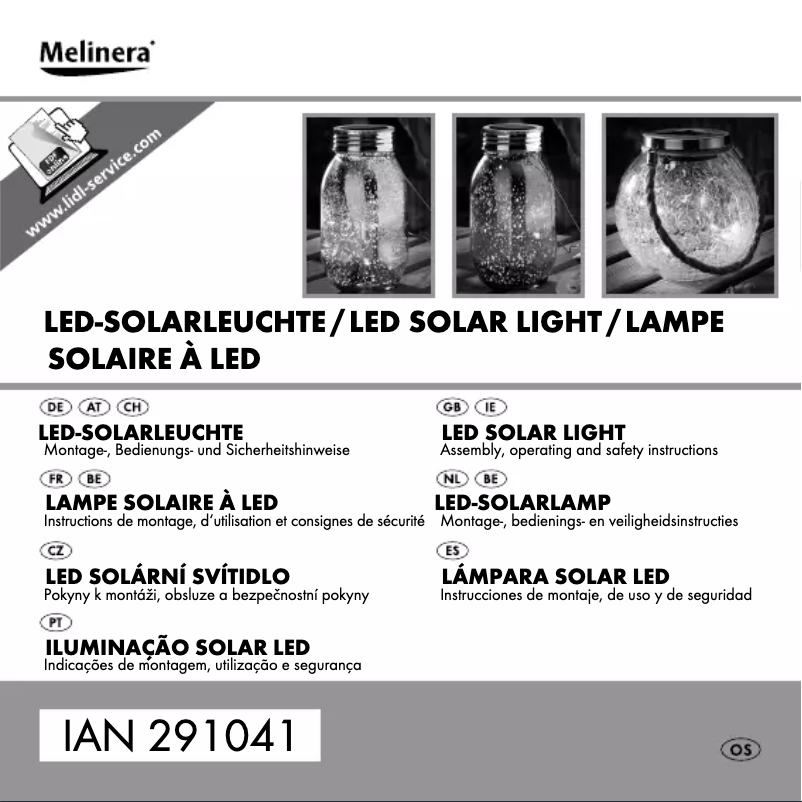 Page n°1 - Manuel utilisateur Melinera IAN 291041