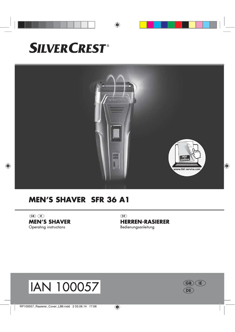 Image de la première page du manuel de l'appareil SFR 36 A1