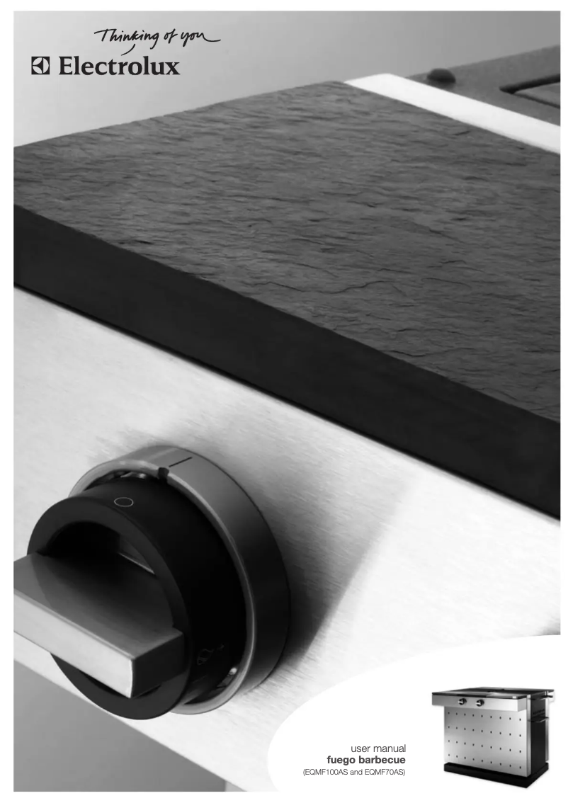 Page 1 de la notice Manuel utilisateur Electrolux EQMF70AS