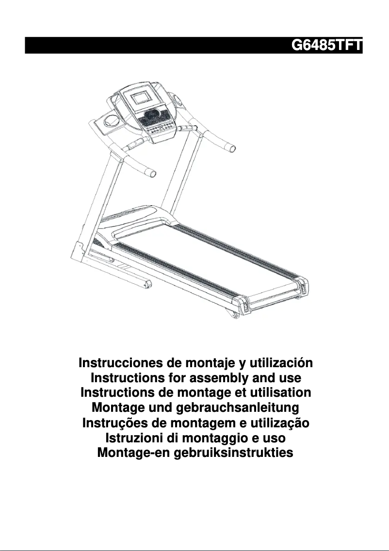Page 1 de la notice Manuel utilisateur BH Fitness Pioneer R2 TFT