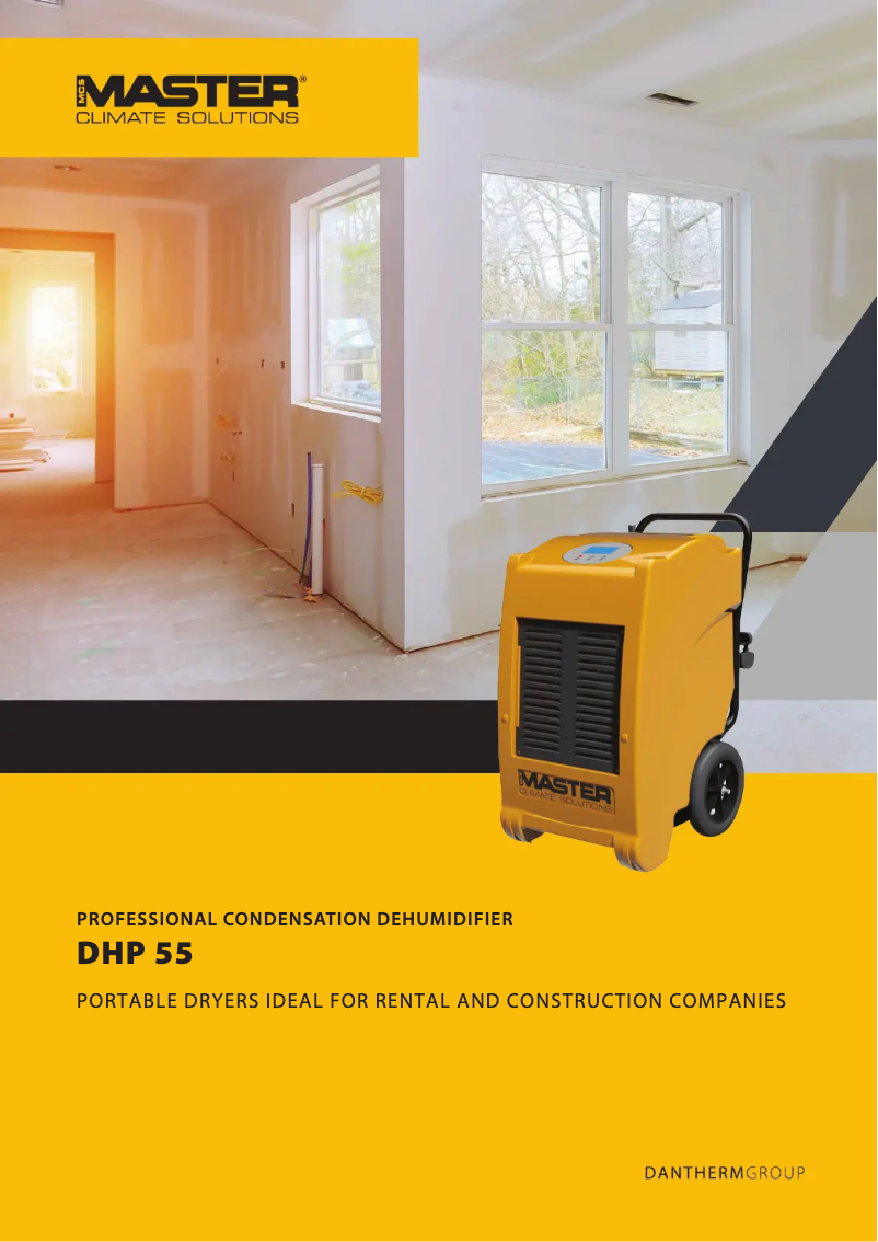 Página 1 del manual Folleto Master DHP 55