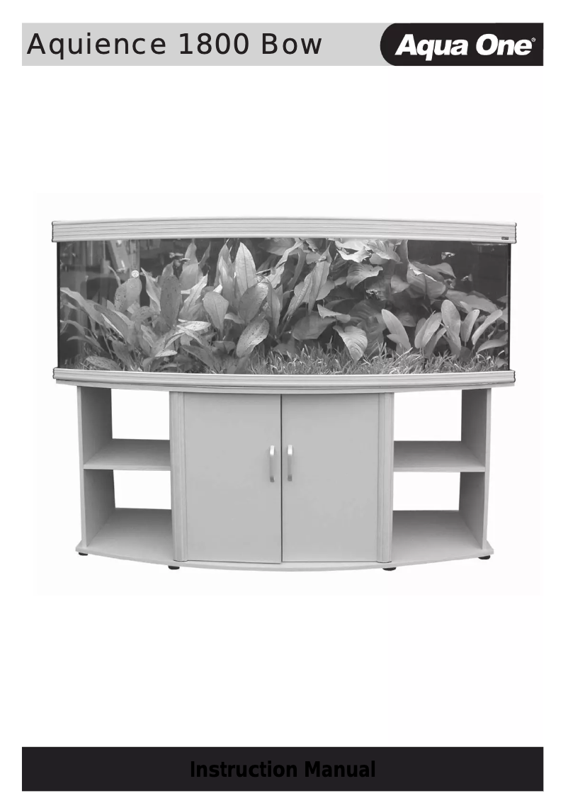 Image de la première page du manuel de l'appareil Aquience 1800 Bow