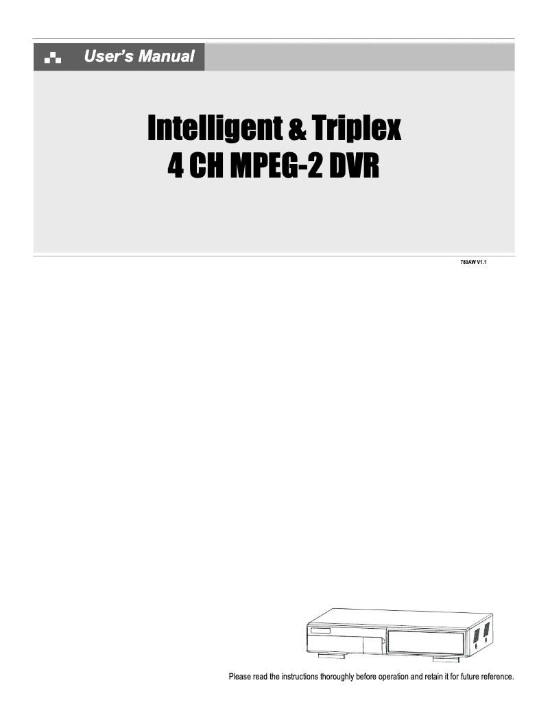Page n°1 - Manuel utilisateur Monacor DMR-430