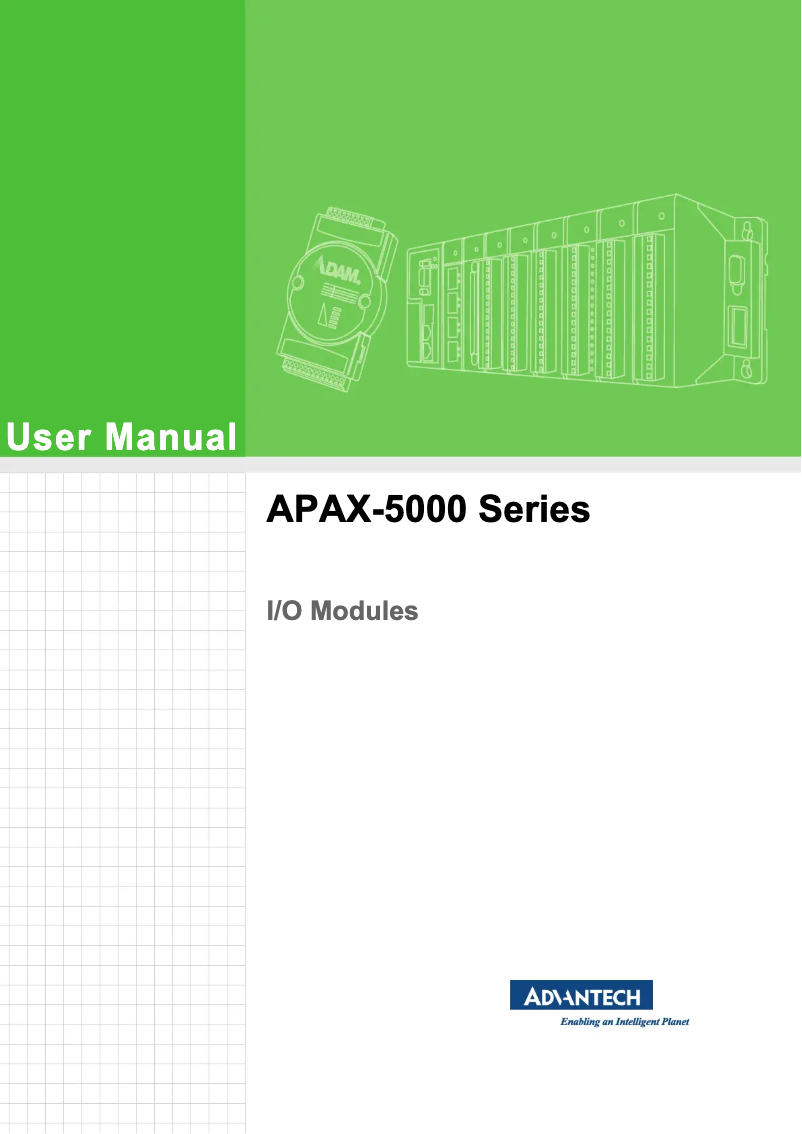 Page n°1 - Manuel utilisateur Advantech APAX-5080-AE