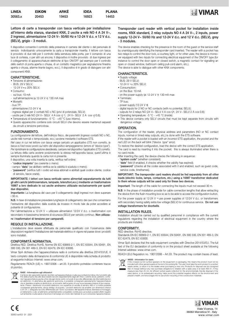 Image de la première page du manuel de l'appareil 20453.N