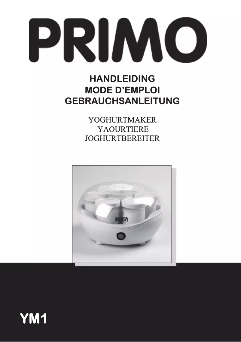 Image de la première page du manuel de l'appareil YM1