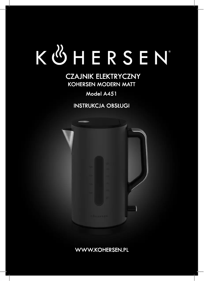 Page 1 de la notice Manuel utilisateur Kohersen A451