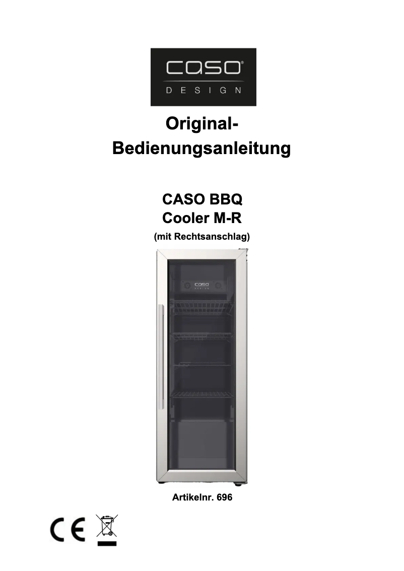 Image de la première page du manuel de l'appareil BBQ Cooler M