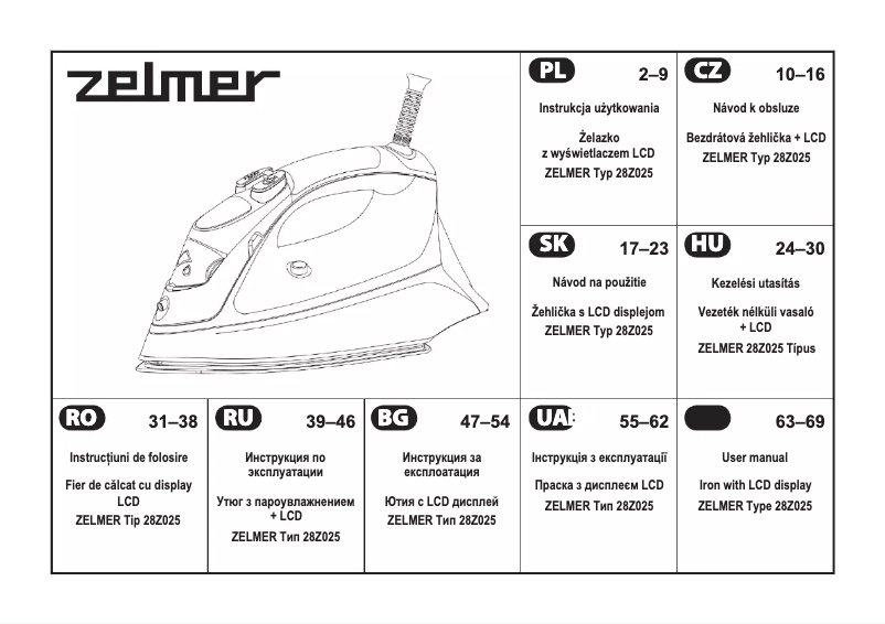 Página 1 del manual Manual de usuario Zelmer Navigator Supreme 28Z025