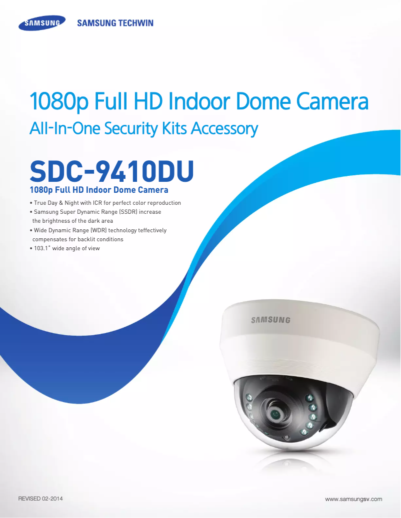 Page 1 de la notice Manuel utilisateur Hanwha SDC-9410DU