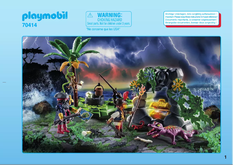 Page n°1 - Manuel utilisateur Playmobil 70414