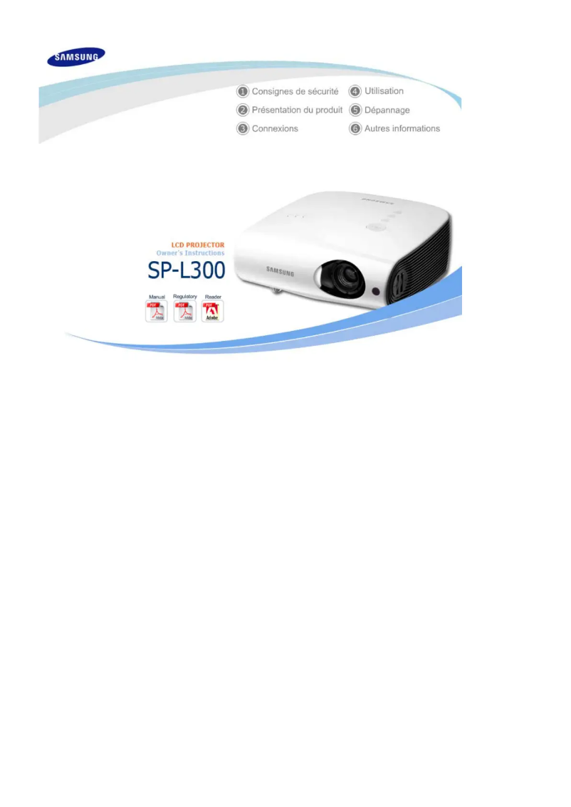 Page 1 de la notice Manuel utilisateur Samsung L300